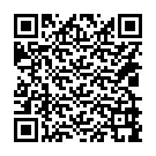 QR-code voor telefoonnummer +14029999861