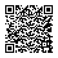 QR-code voor telefoonnummer +14029999898