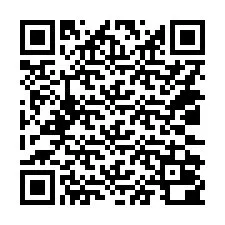 QR kód a telefonszámhoz +14032000038