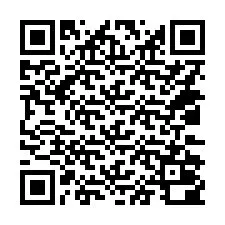 Kod QR dla numeru telefonu +14032000158