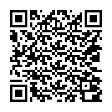 QR-код для номера телефона +14032000198