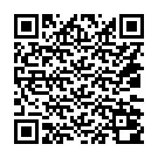 QR-code voor telefoonnummer +14032000408