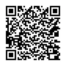 QR-code voor telefoonnummer +14032000445