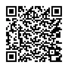 QR-code voor telefoonnummer +14032000454