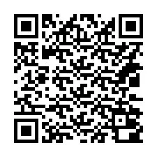 Código QR para número de teléfono +14032000455