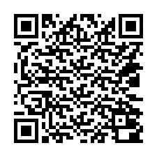 Kode QR untuk nomor Telepon +14032000698