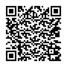 QR Code สำหรับหมายเลขโทรศัพท์ +14032001086