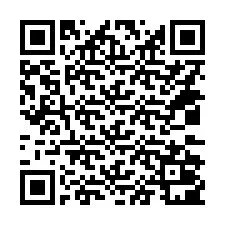 Código QR para número de teléfono +14032001100