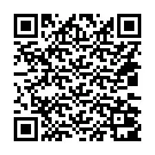 Código QR para número de telefone +14032001104