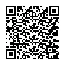 Código QR para número de teléfono +14032001119