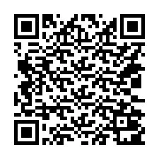 QR kód a telefonszámhoz +14032001134