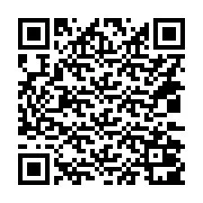 Código QR para número de teléfono +14032001140