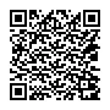 QR-koodi puhelinnumerolle +14032001258