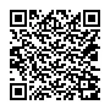 Kode QR untuk nomor Telepon +14032001269