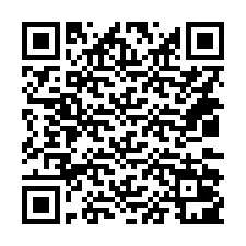 QR Code สำหรับหมายเลขโทรศัพท์ +14032001405