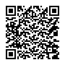 QR-code voor telefoonnummer +14032006911