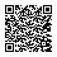 QR-code voor telefoonnummer +14032007083