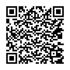 QR-code voor telefoonnummer +14032007106