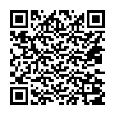 Código QR para número de teléfono +14032007107