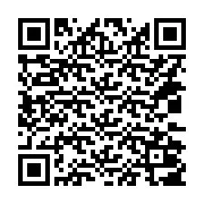 Código QR para número de teléfono +14032007110