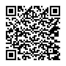 QR-код для номера телефона +14032007133