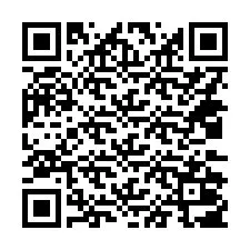 QR-code voor telefoonnummer +14032007142