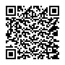 QR-код для номера телефона +14032007168