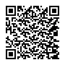 QR-код для номера телефона +14032007174