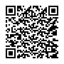 QR-code voor telefoonnummer +14032007208