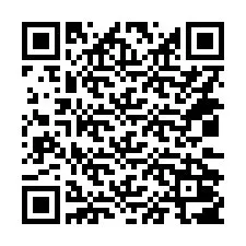 Código QR para número de teléfono +14032007210