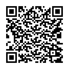 QR-koodi puhelinnumerolle +14032007224