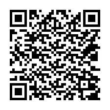 Código QR para número de teléfono +14032007229