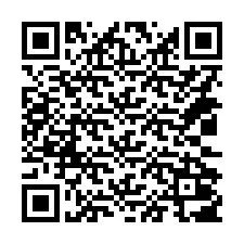 QR Code pour le numéro de téléphone +14032007231