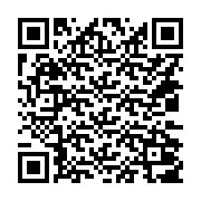 QR Code สำหรับหมายเลขโทรศัพท์ +14032007244