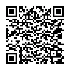 QR Code pour le numéro de téléphone +14032007368