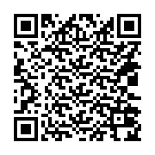 Código QR para número de teléfono +14032024870