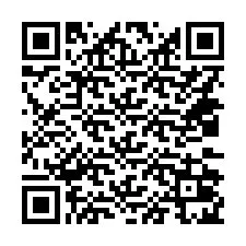 電話番号のQRコード +14032025006