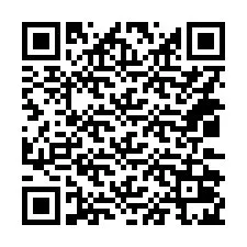 QR-code voor telefoonnummer +14032025055