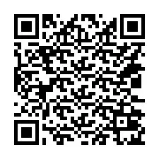 QR-code voor telefoonnummer +14032025064