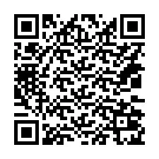 QR-code voor telefoonnummer +14032025105