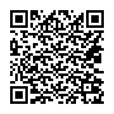 QR-koodi puhelinnumerolle +14032025137