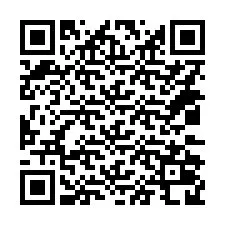 QR-code voor telefoonnummer +14032028111