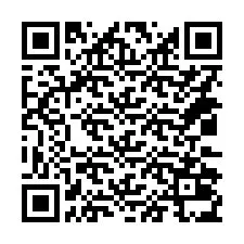 QR-koodi puhelinnumerolle +14032035151