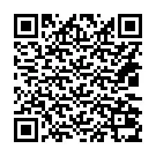 電話番号のQRコード +14032035185