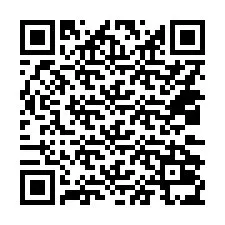 Código QR para número de teléfono +14032035213