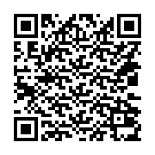 QR-koodi puhelinnumerolle +14032035214