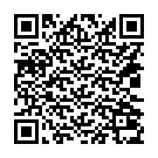 QR kód a telefonszámhoz +14032035360