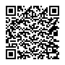 QR код за телефонен номер +14032035365