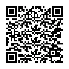 Código QR para número de telefone +14032035378