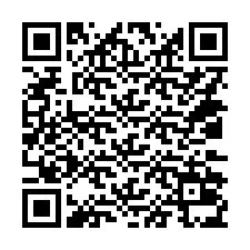 QR-koodi puhelinnumerolle +14032035448